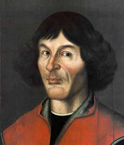 Nicolaus Copernicus portrait from Town Hall in Thorn/Torun - 1580